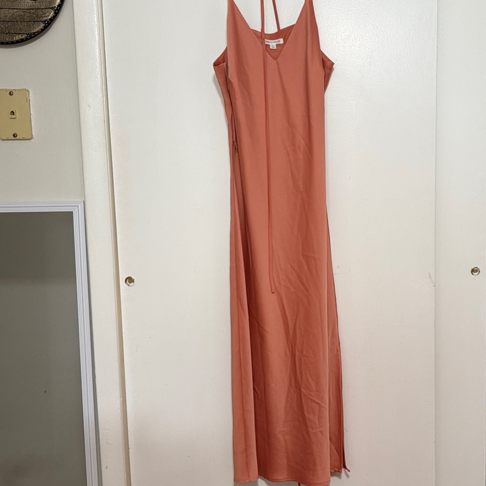 Sleeveless Coral Dress